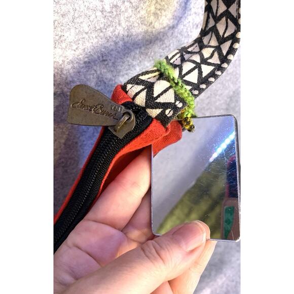 Laurel Burch Whiskered Cat Purse, Shoulder Bag HOBO, Red Gray Black, Cat Lover - Picture 6 of 12